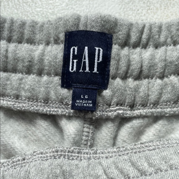 GAP Gray Track Pants with Drawstrings - Picture 3 of 9